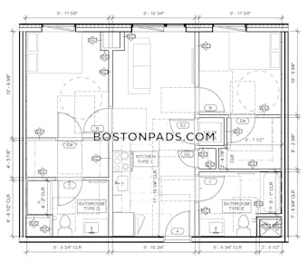 Allston 2 Beds 2 Baths Boston - $4,971 No Fee